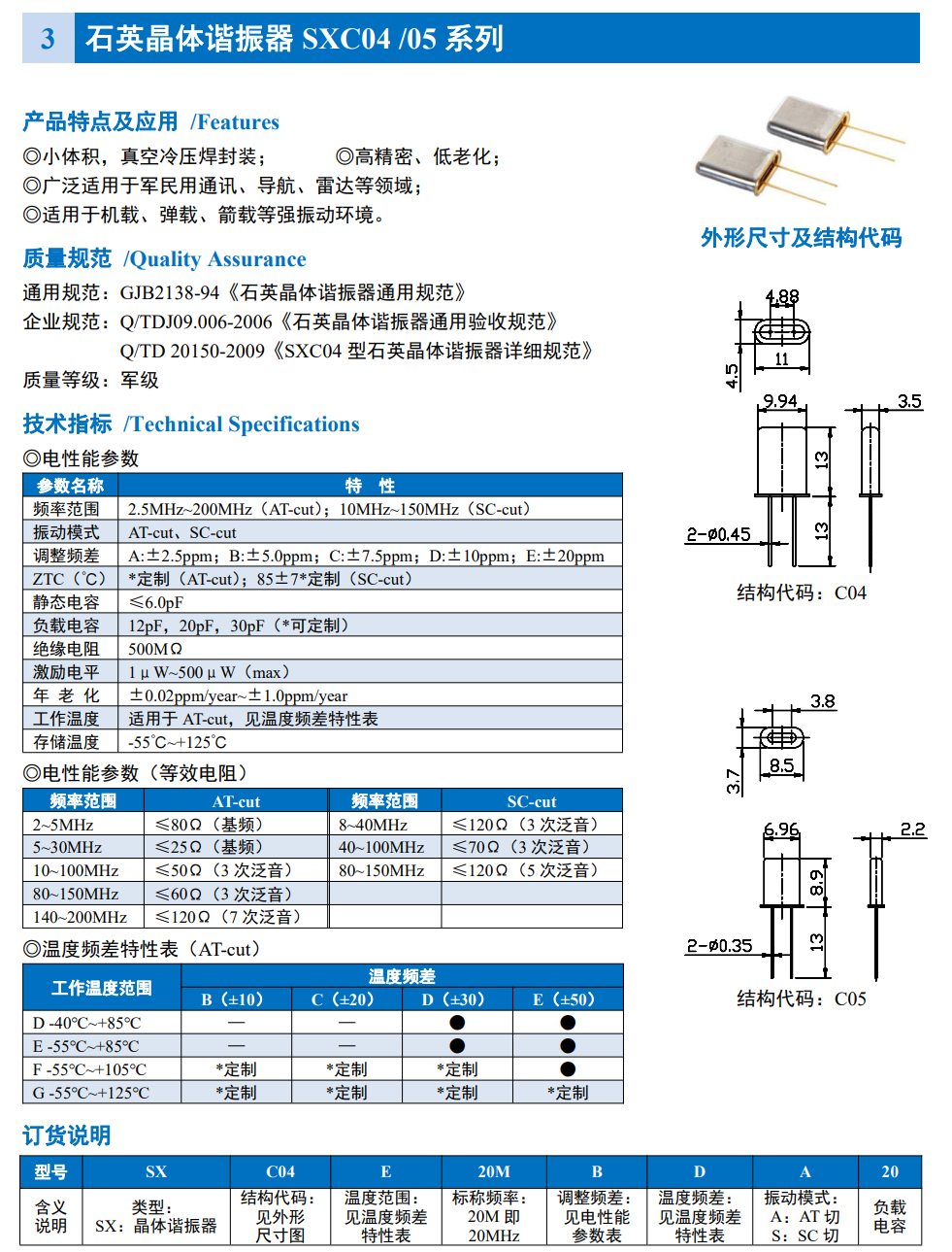 SXC04&05系列